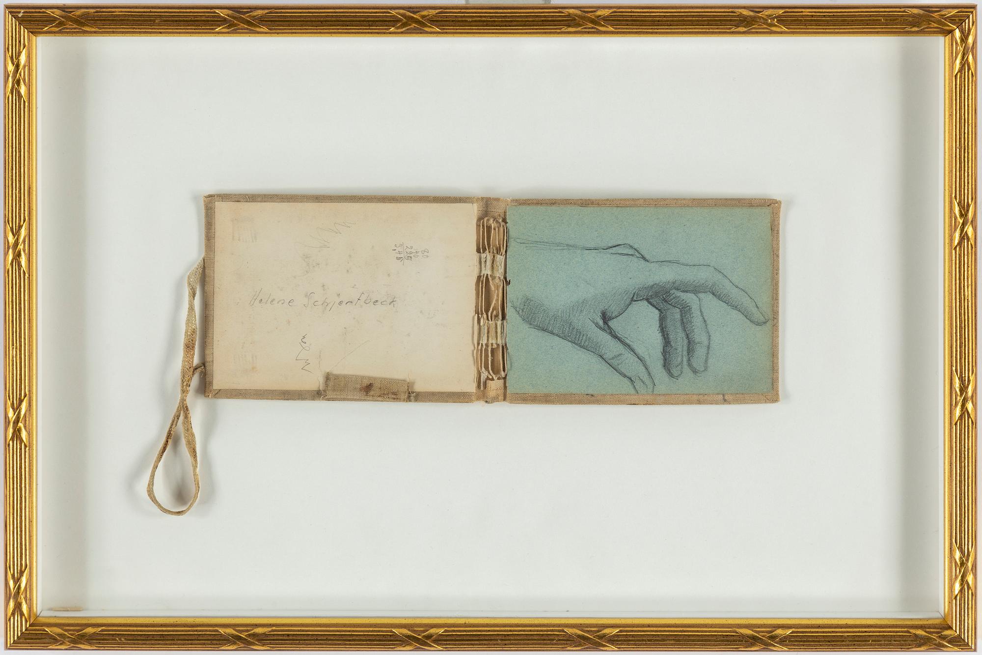 HELENE SCHJERFBECK, drawing, probably executed in 1878-1881.