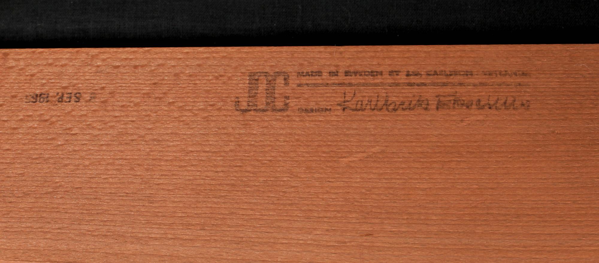 FÅTÖLJER, ett par, Karl-Erik Ekselius, JOC möbler, 1960/70-tal.