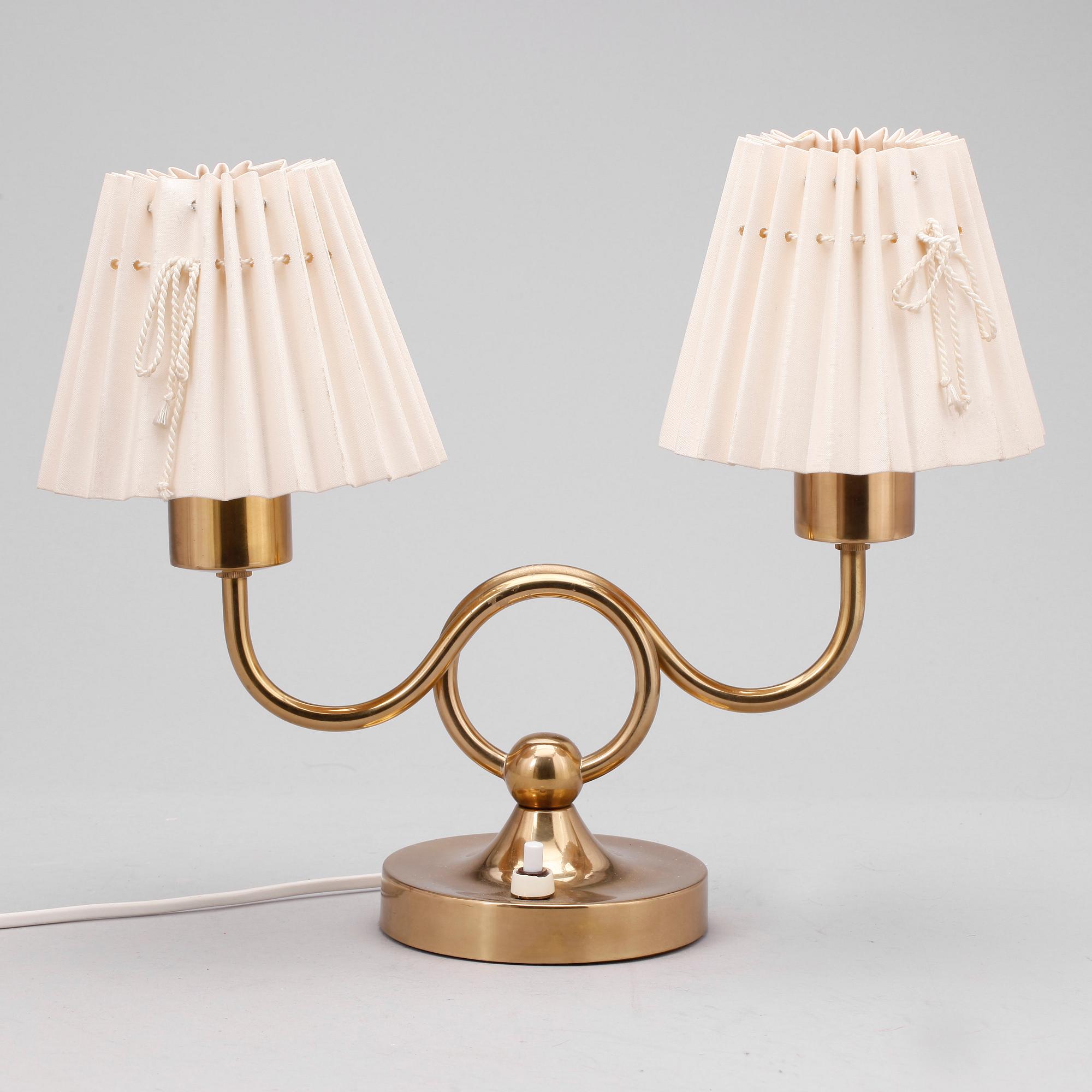 BORDSLAMPA, mässing, 2483, Josef Frank, Firma Svenskt Tenn.