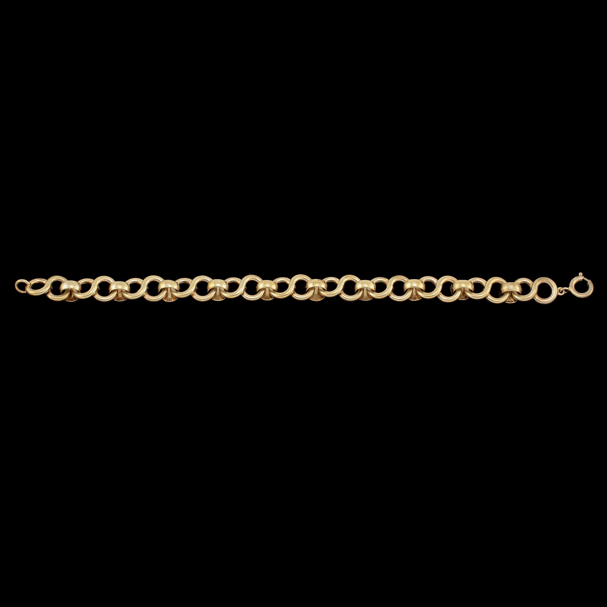 ARMLÄNK, silver, Göteborg, 1950. Vikt 33 g.