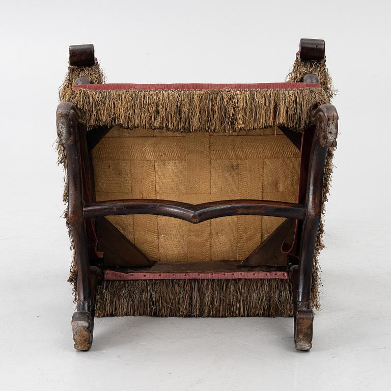 An armchair, 19th century.