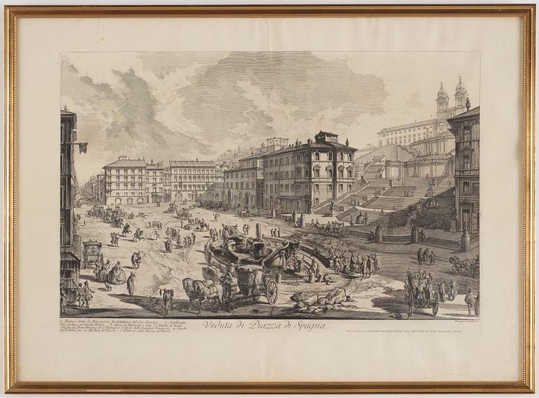 Giovanni Battista Piranesi, From: "Vedute di Roma".