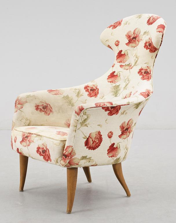 FÅTÖLJ, "Stora Eva" ur serien Paradiset, Kerstin Hörlin Holmqvist, NKs Triva-serie, 1950/60-tal.