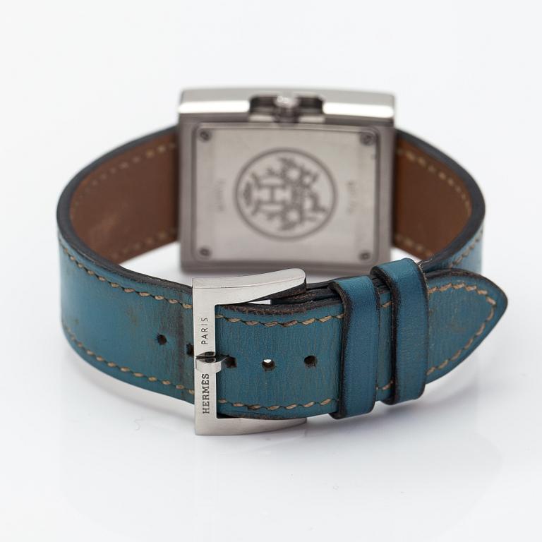 Hermès, Belt, wristwatch, 26 x 30 mm.