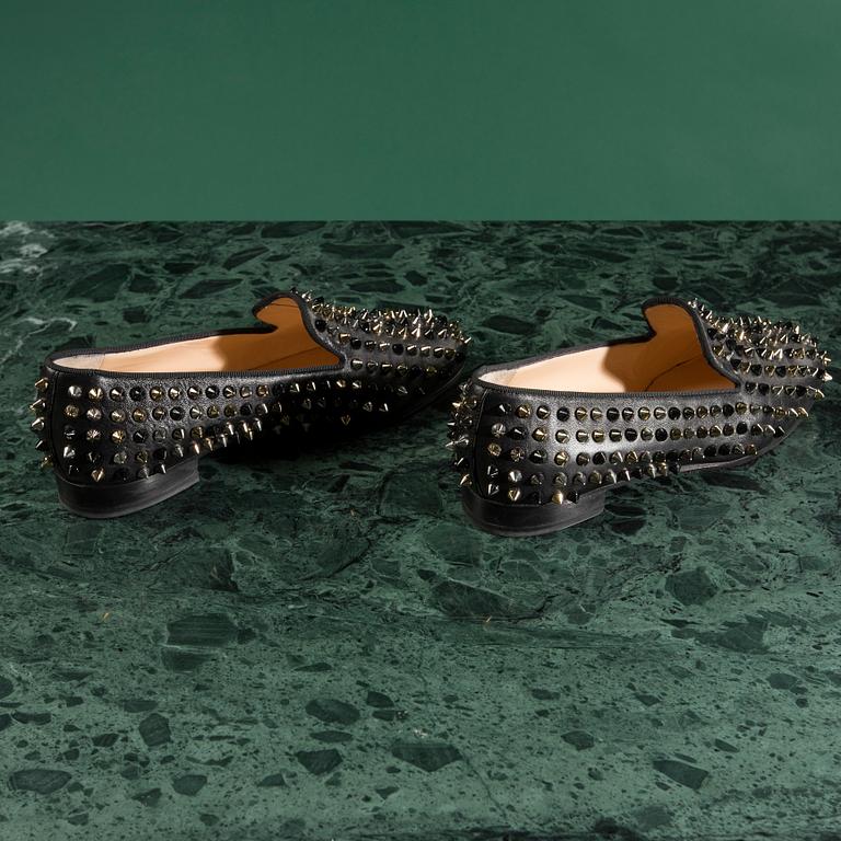 A pair of loafers, "The Rolling Spikes" by CHRISTIAN LOUBOUTIN, in size 38.