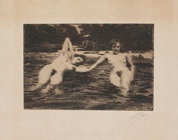 655. Anders Zorn, "Najader".