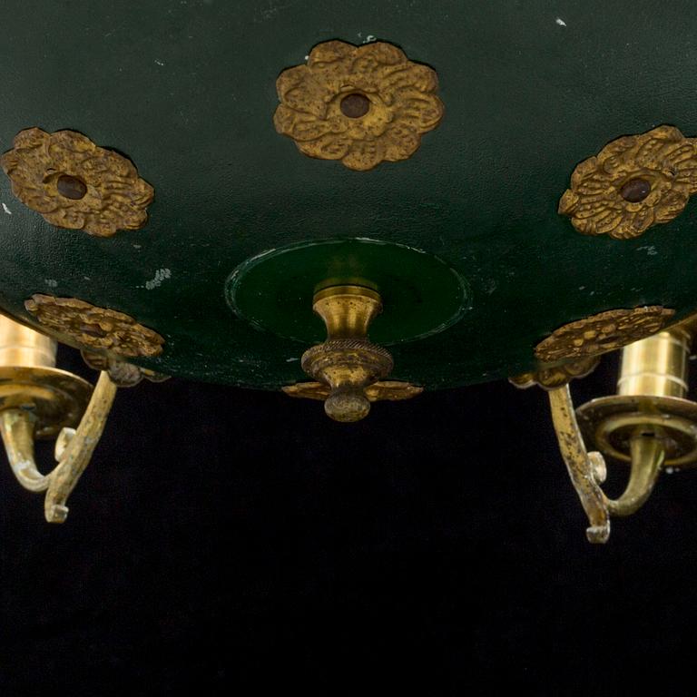 A circa 1900 Empire style ceiling light.