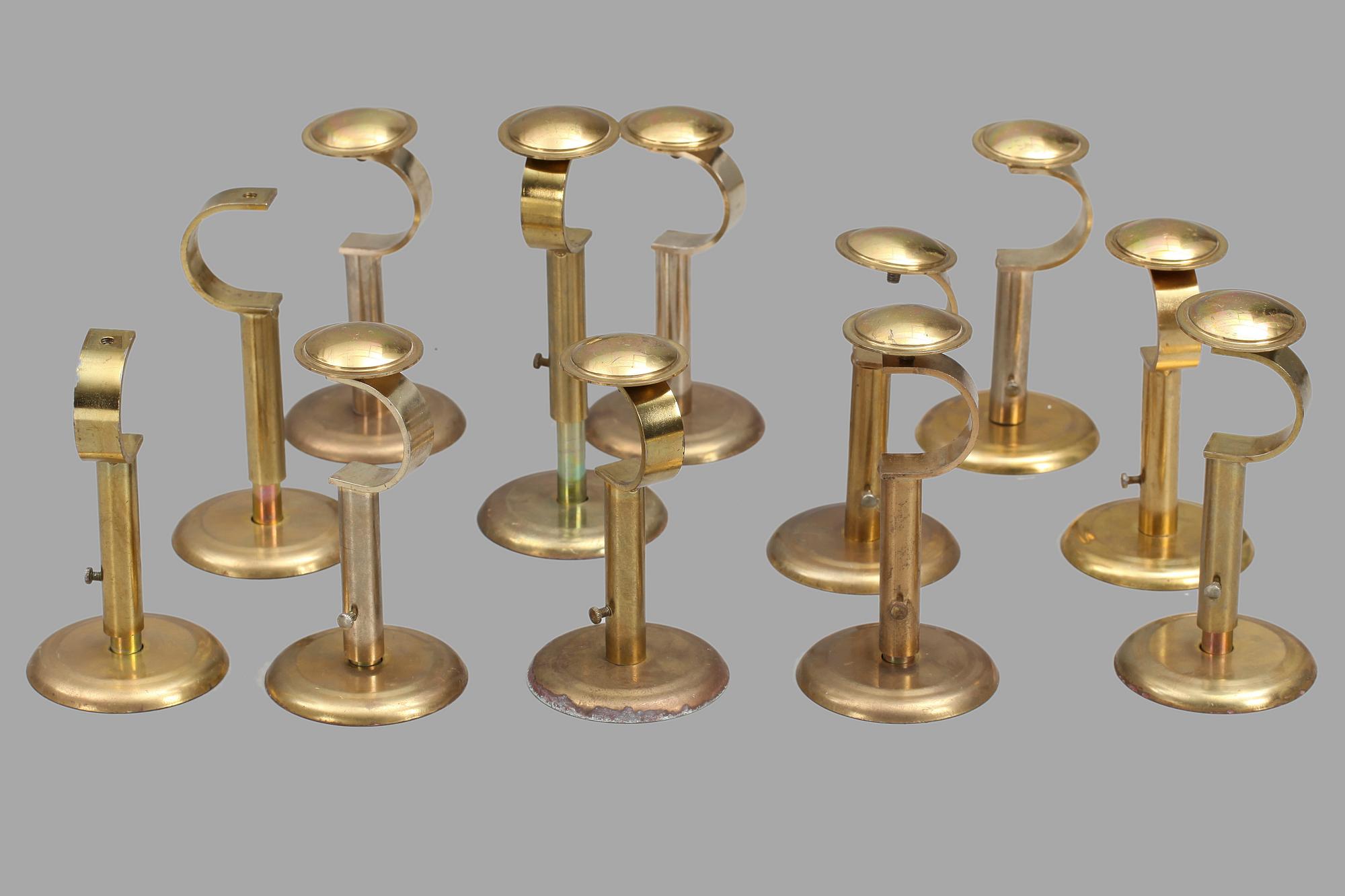 GARDINSTÄNGER, 6 st, 1900-talets slut.