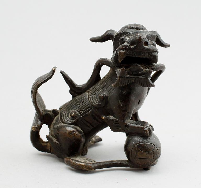 FOHUND, brons, Kina, 1800-/1900-tal.