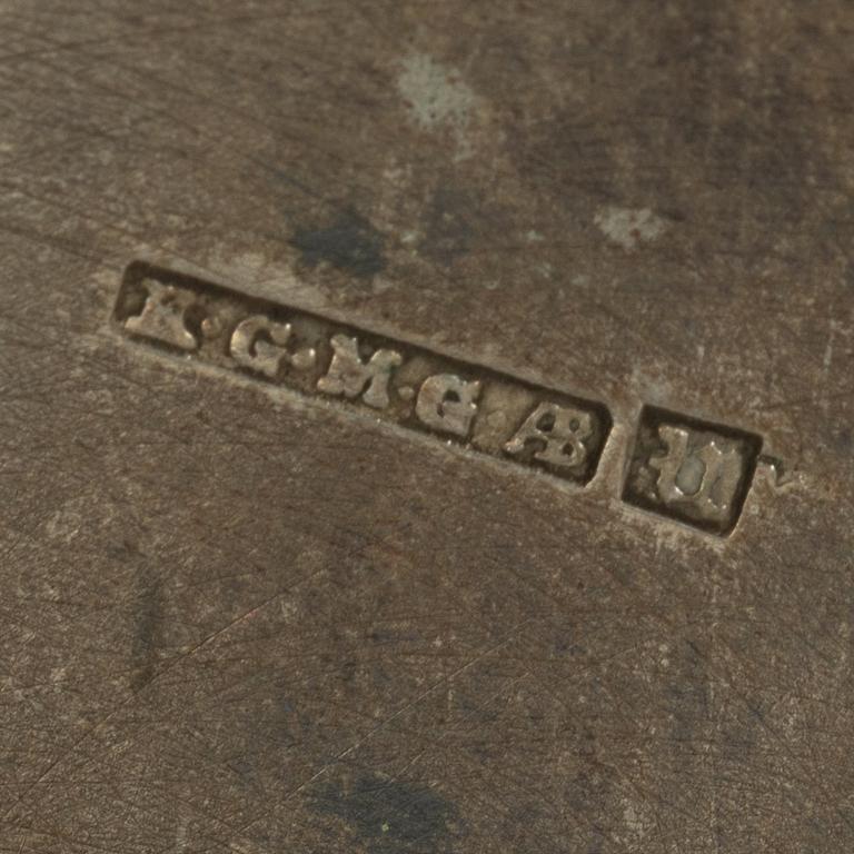 Ten Swedish silver dishes, including mark of KG Markström, Uppsala 1916.