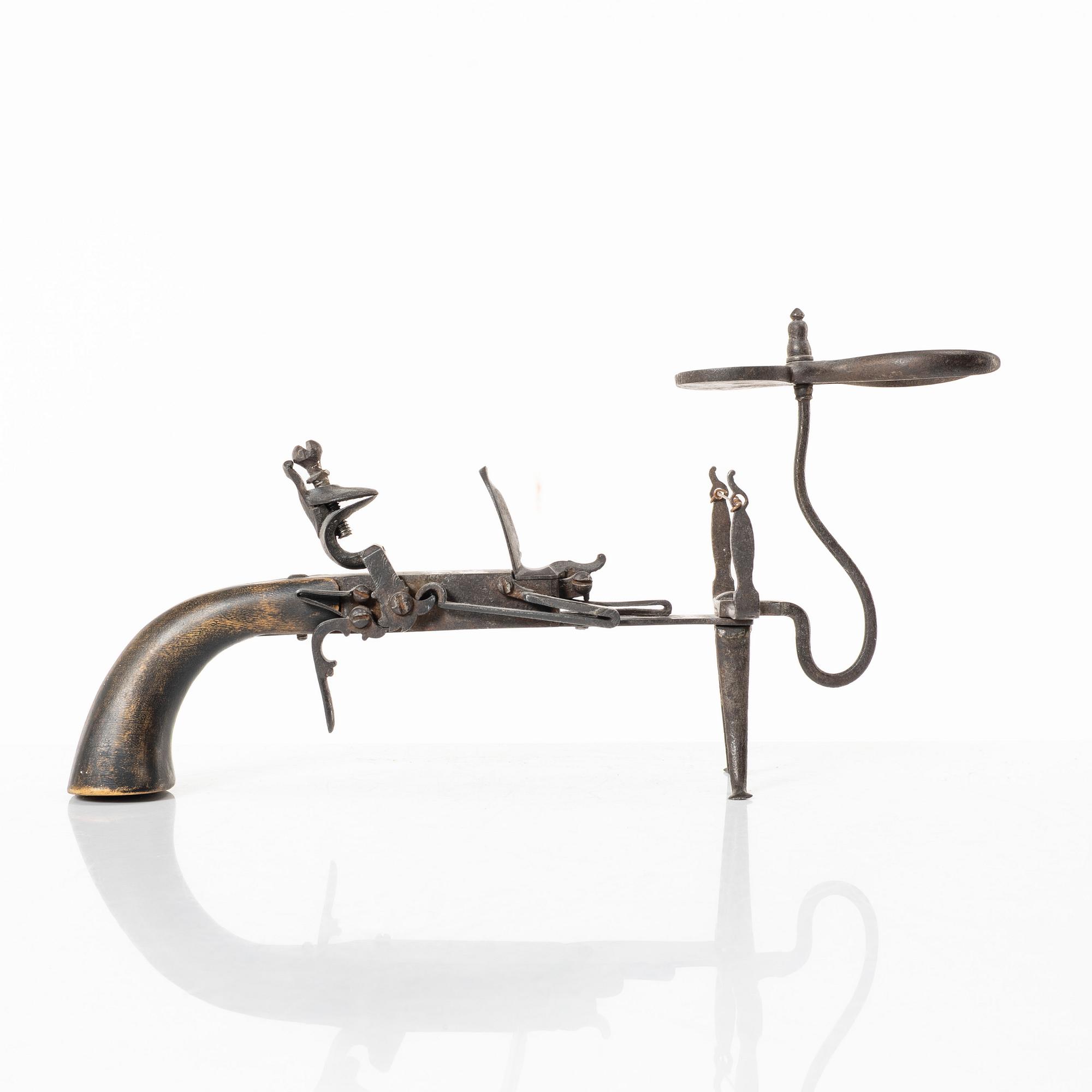 A mechanical flintlock from Wedevåg ironworks, later part 18th century / early 19th century.