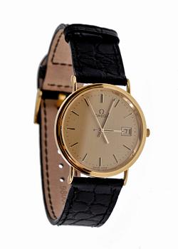 HERRARMBANDSUR, 18 K guld, Omega, 2008.