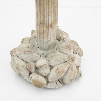 Sam Stigsson, a signed and dated 210 concrete sculpture/candle stick.