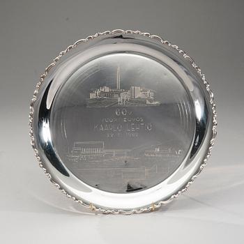 BRICKA, silver, Hopeakeskus, Tavastehus 1961.Vikt 563,7 g.