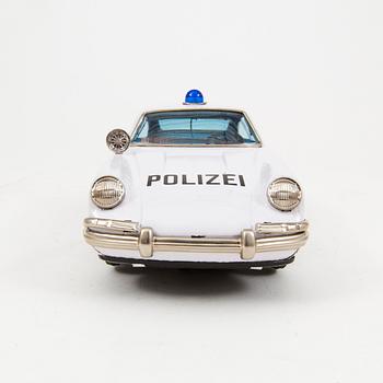 A tinplate Bandai "Porsche Polizei", Japan, 1960s.