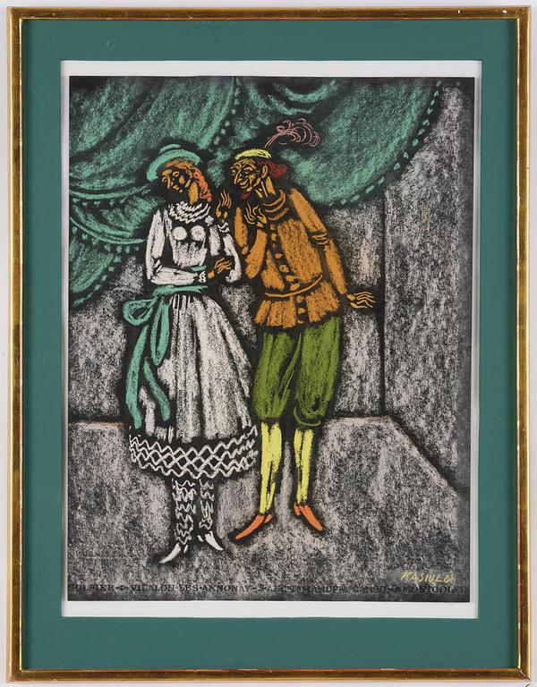 Vytautas Kasiulis, Courting couple.