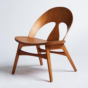 Børge Mogensen, a cherry chair, executed by cabinetmaker  Erhard Rasmussen, Denmark ca 1949.