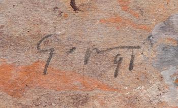 JUAN GOPAR, Octubre. Sign. och dat. -91.