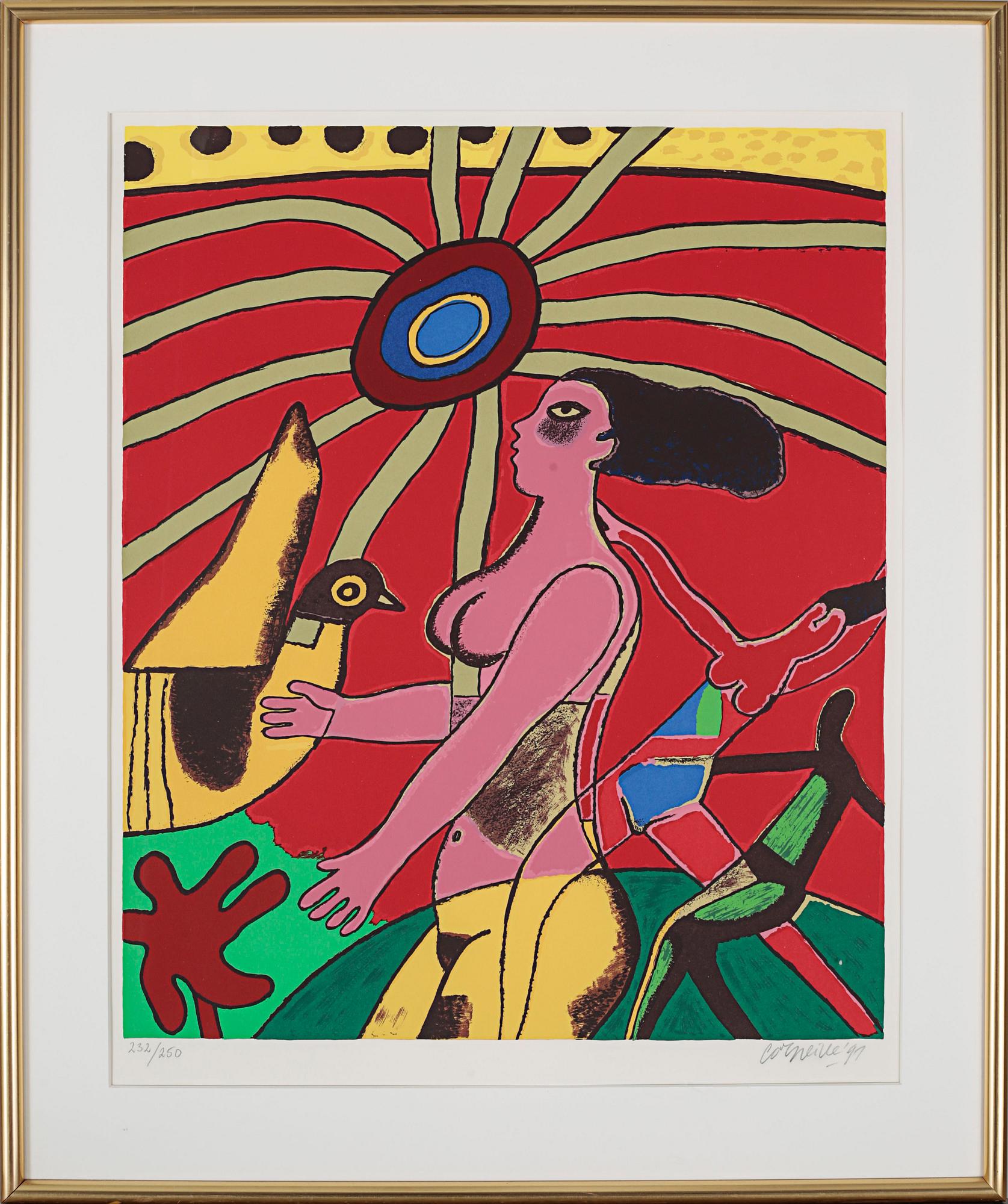 BEVERLOO CORNEILLE, färglitografi, signerad och numrerad 232/250.