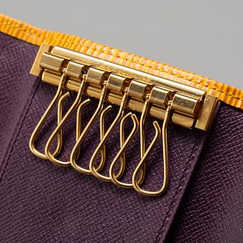 LOUIS VUITTON, a 'Marie Lou' wallet and a keyholder.