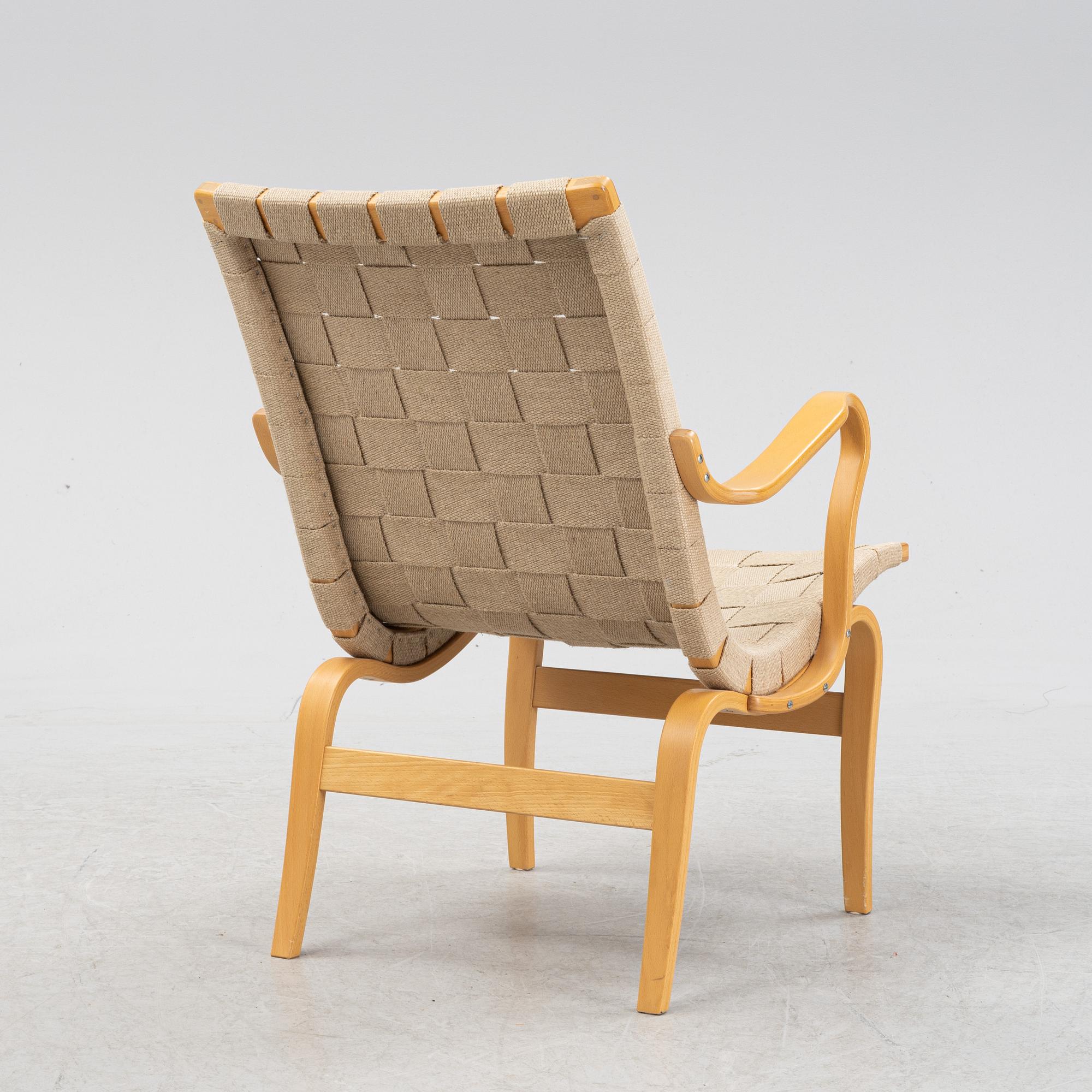 Bruno Mathsson, fåtölj, "Eva", Dux.