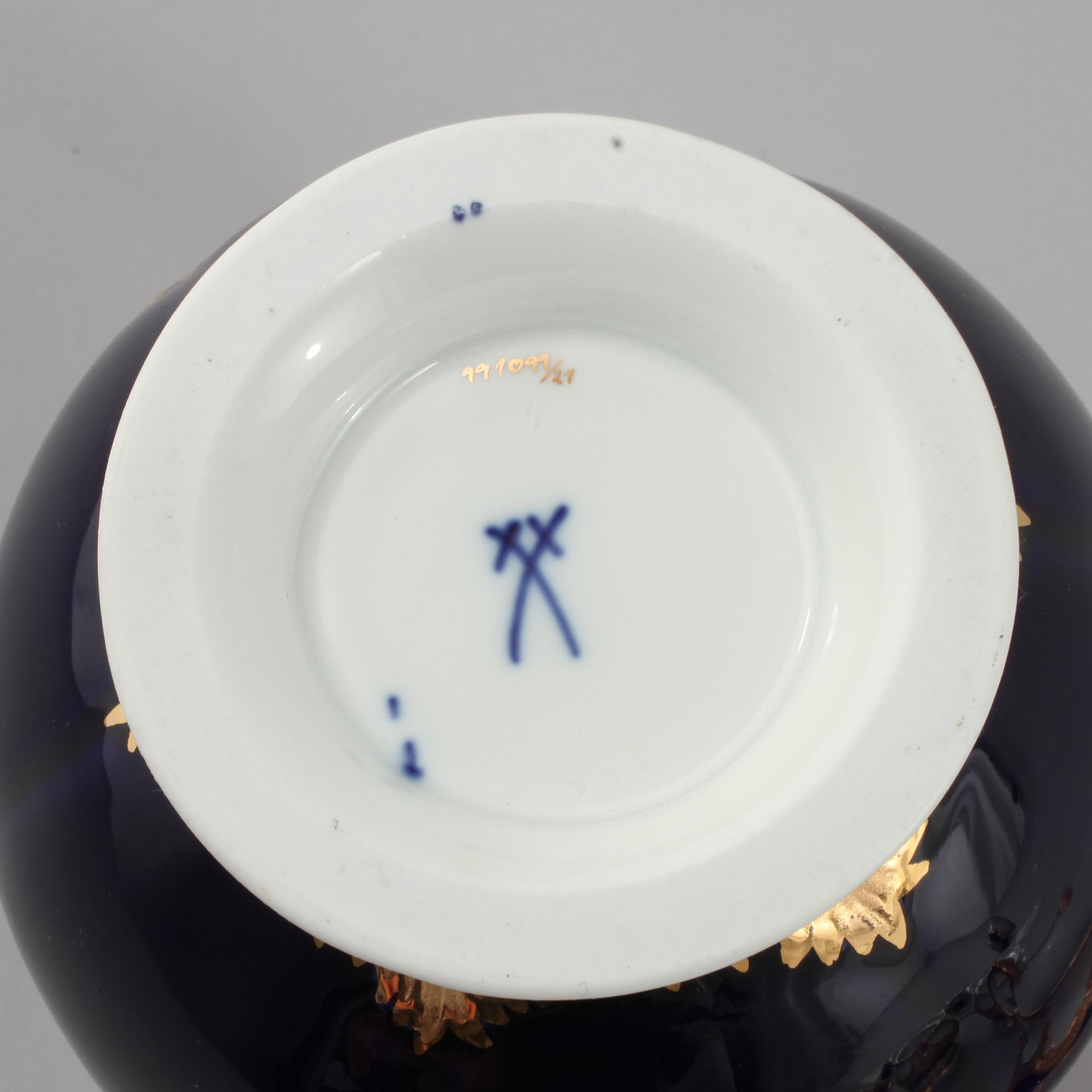 KAFFESERVIS, 26 delar, porslin, Meissen, 1900-tal.