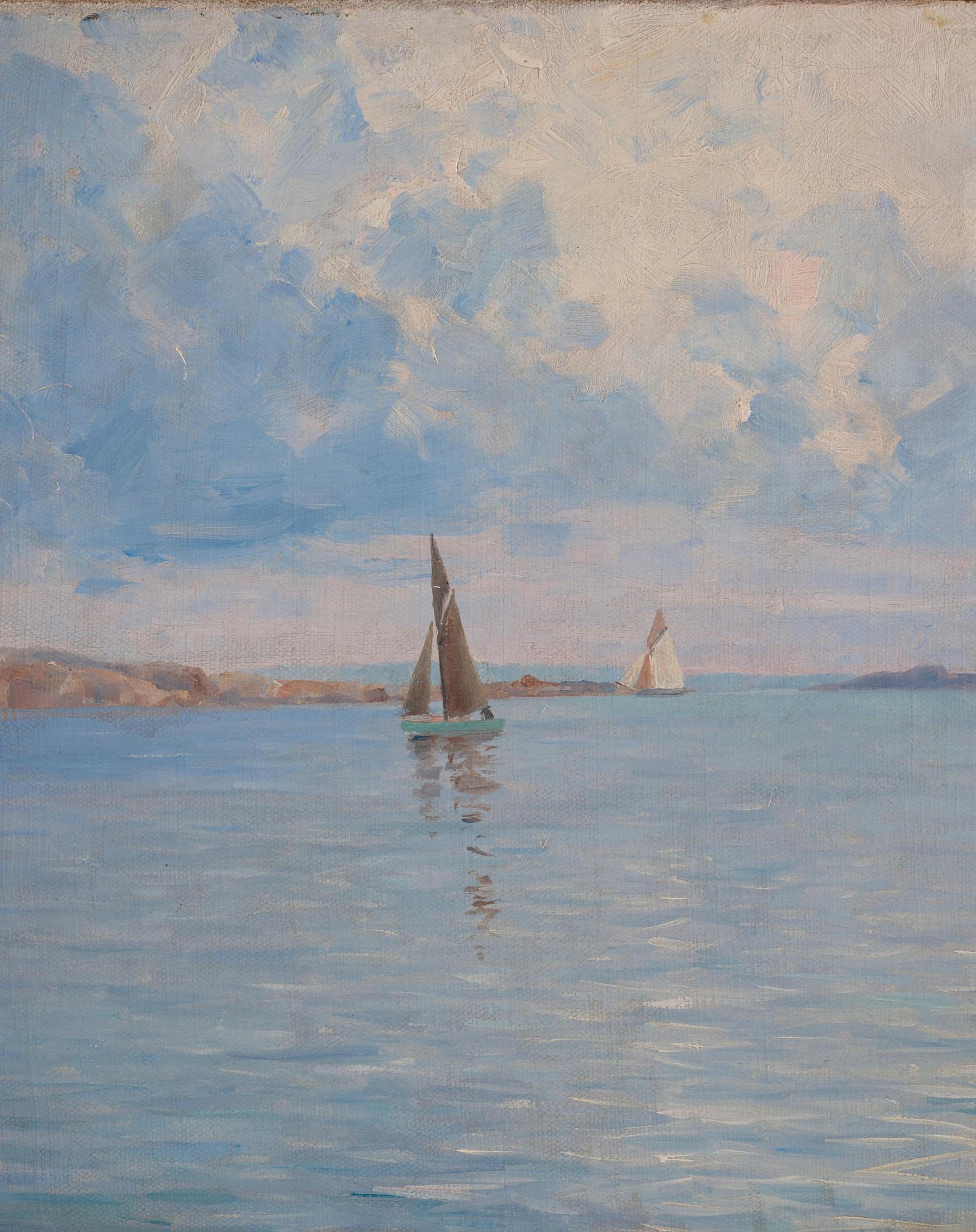 Woldemar Toppelius, Seglare i skärgården.