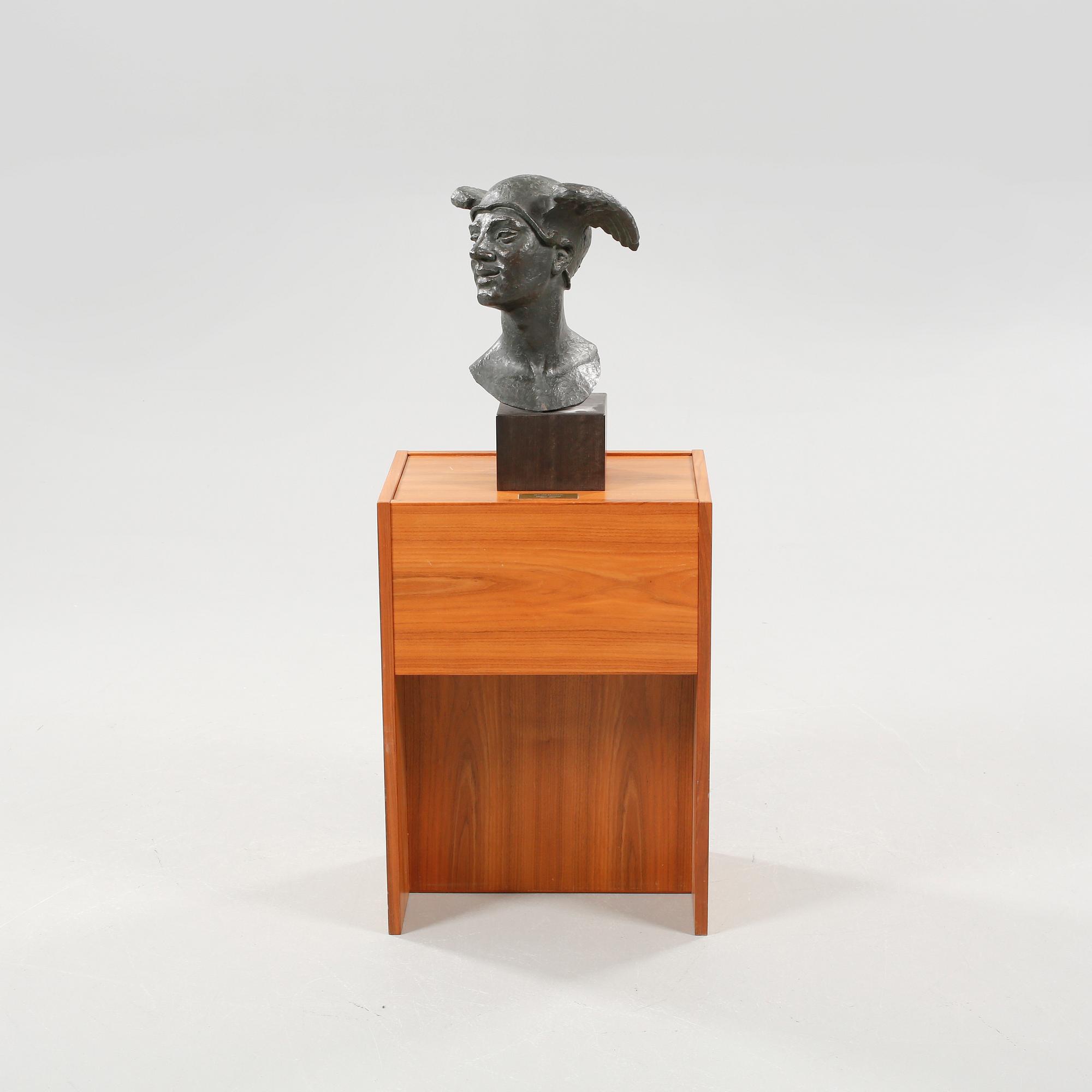 SIDNEY GIBSON, skulptur, brons, signerad.