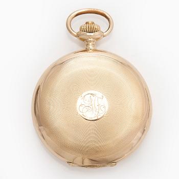 Eterna, pocket watch, hunter, 52 mm.