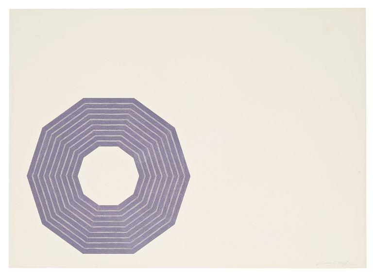 Frank Stella, "Purple Series" (3).
