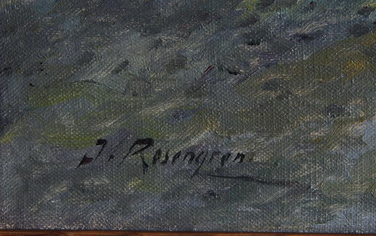 ROSENGREN, JEAN, olja på duk, sign.