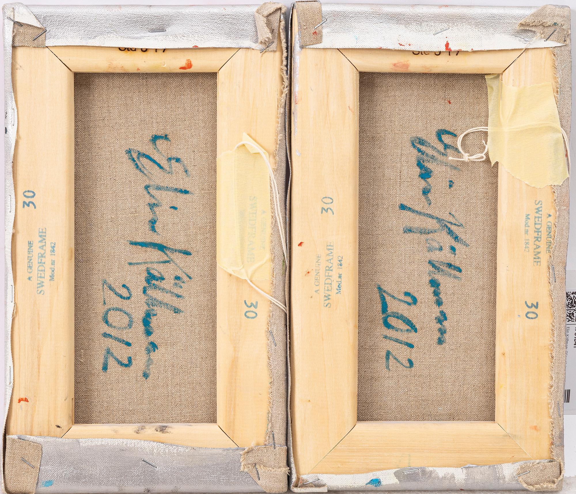 Elin Källman, Untitled, diptych.