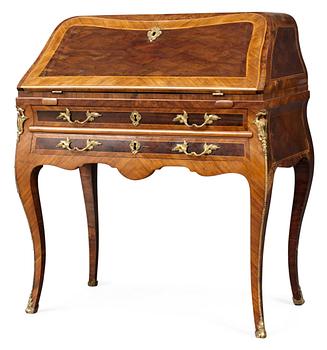 A Swedish Rococo secretaire.