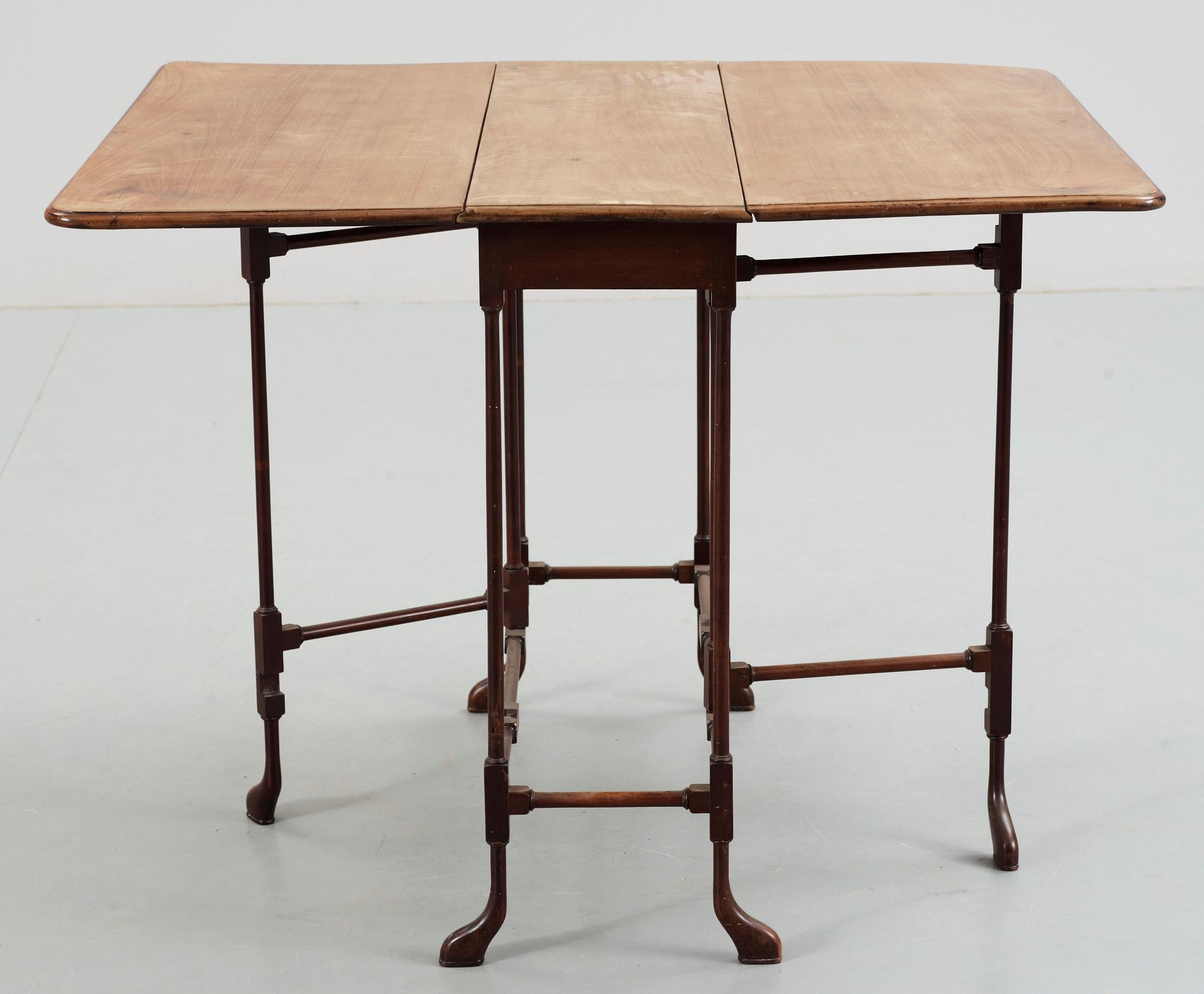 KLAFFBORD, sk spider leg table. England, 1800-tal.