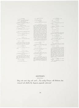 Lena Cronqvist, Untitled, from the portfolio: “August Strindberg, A Dream Play”.