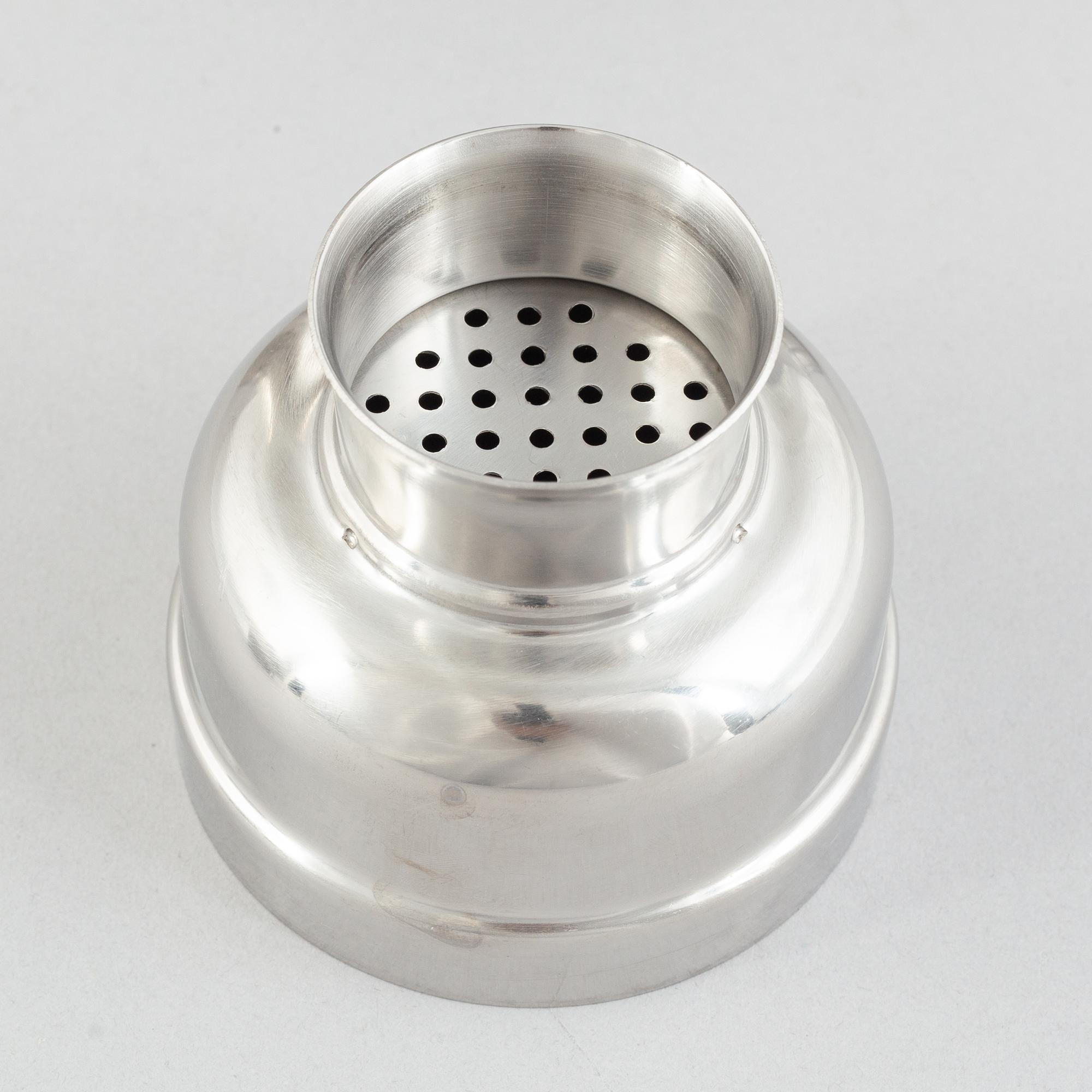 Folke Arström, besticksservis, 92 delar, samt bricka, såssnipa och shacker, rostfritt stål, "Thebe", Gense.