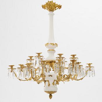 An Oscarian chandelier, around 1900.