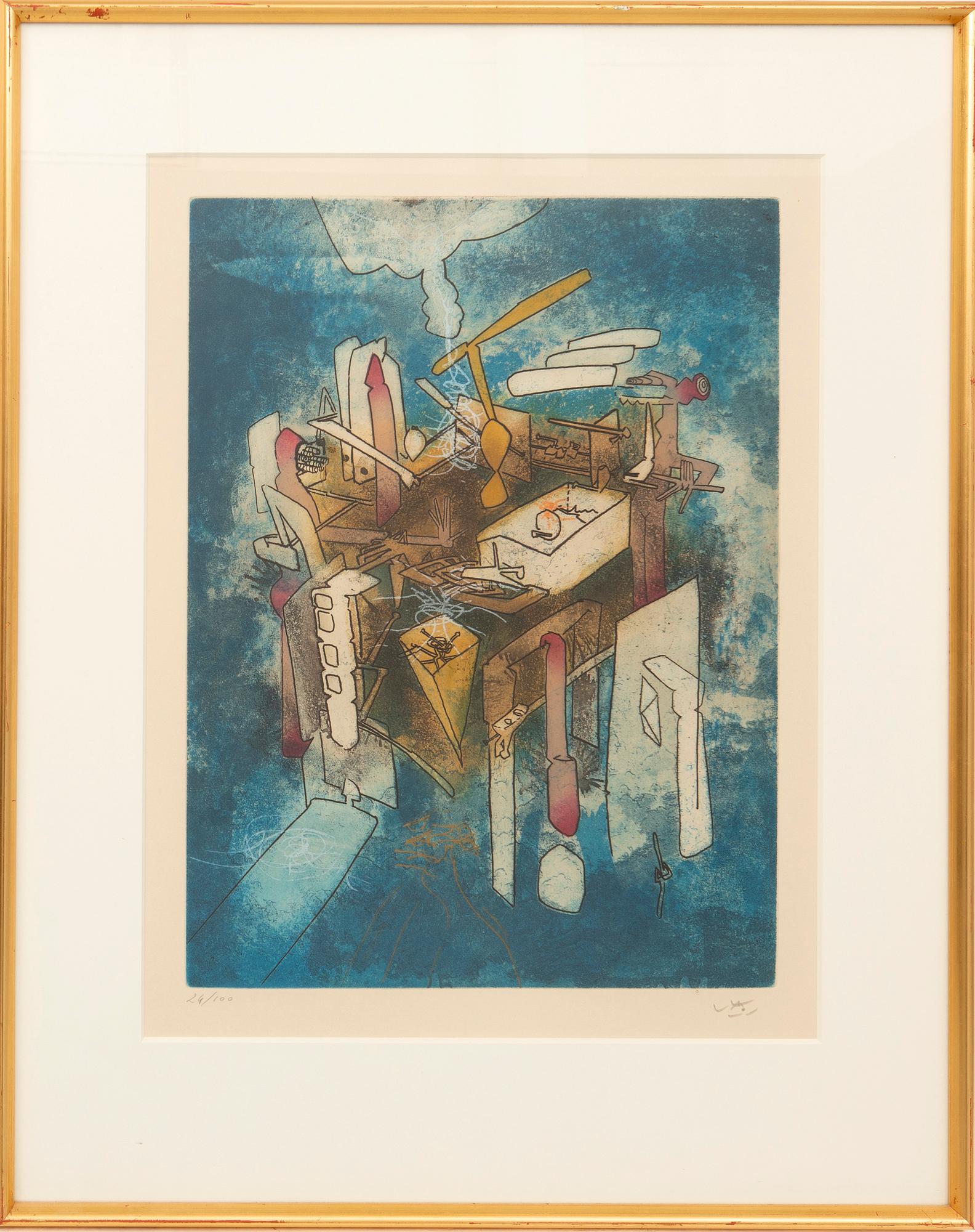 Roberto Matta, "L'ergonaute" ur "Hom'mere", 1967.