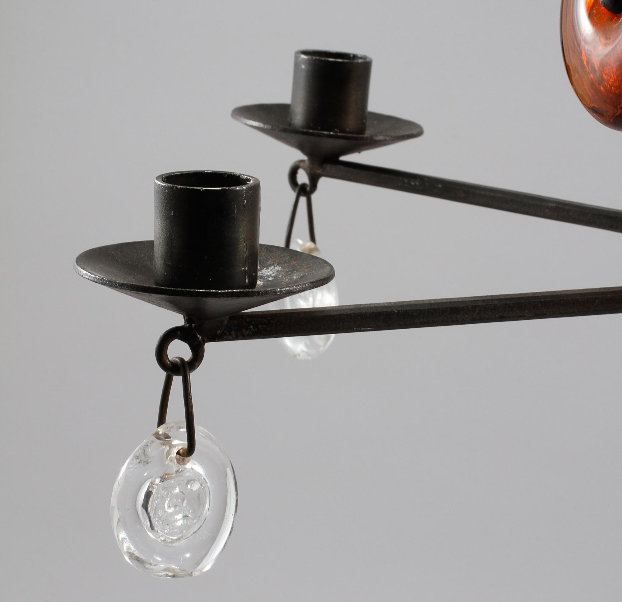 TAKKRONA, Erik Höglund, 1900-talets andra hälft, höjd 42 cm.