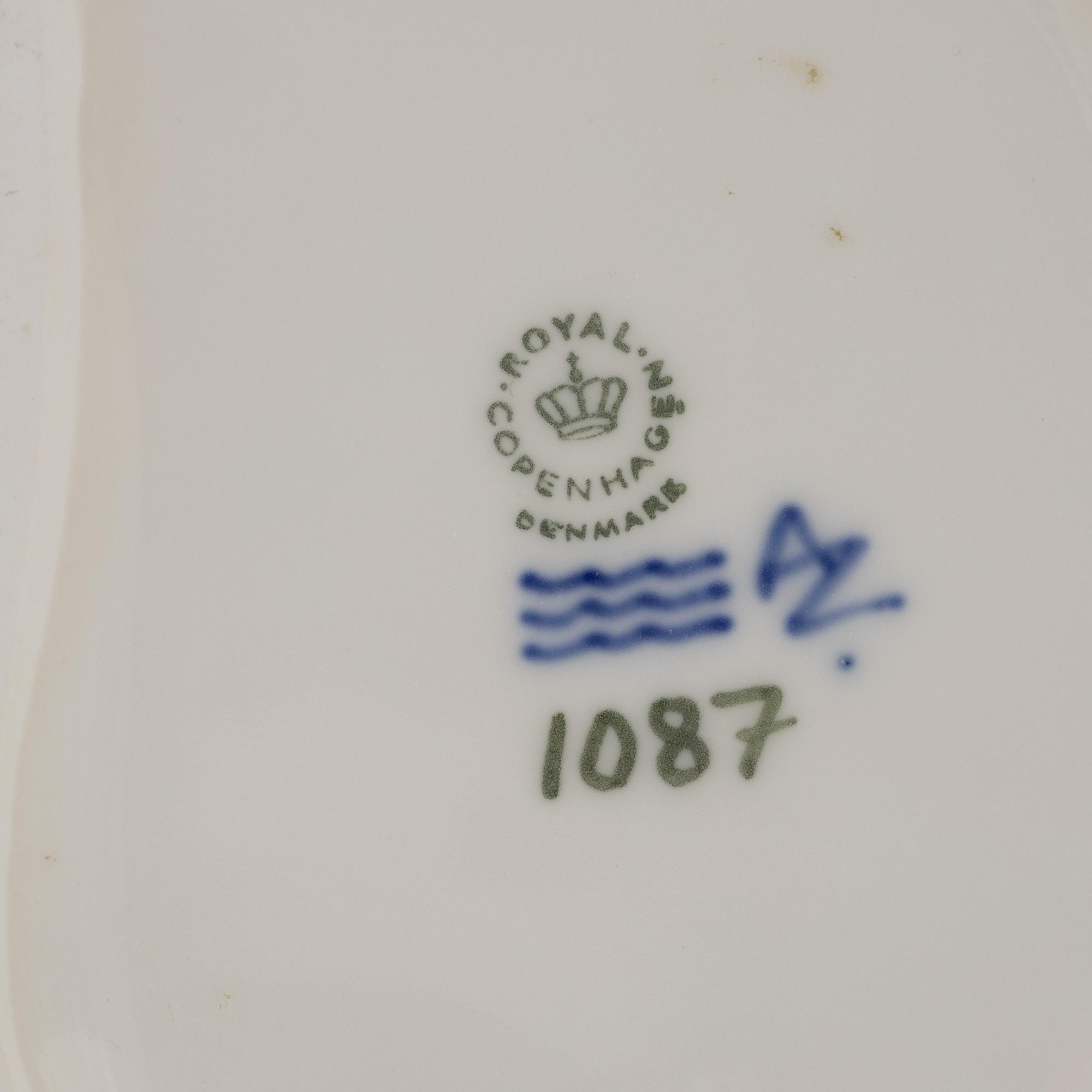 Figuriner 4 st, porslin, Royal Copenhagen (2) och Bing & Gröndahl (2).