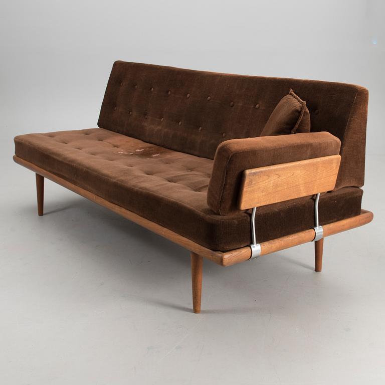 A set of two Danish 'Minerva' sofas with a table for France & Son, 1950s/1960s.