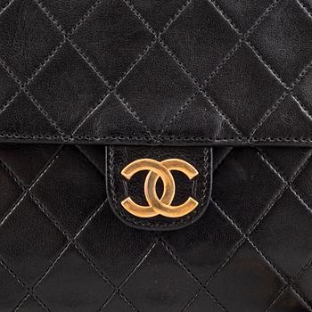 Chanel, a quilter leather handbag, 1980's.