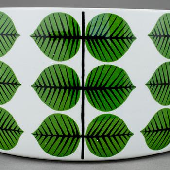 SERVISDELAR, 12 st, flintgods, "Berså", Stig Lindberg, Gustavsberg.