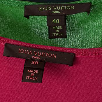 LOUIS VUITTON, två stycken linnen samt långärmad tröja, limited edition 2009.