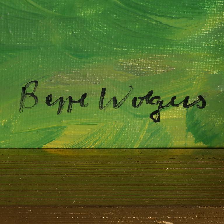 BEPPE WOLGERS, olja på duk, signerad.