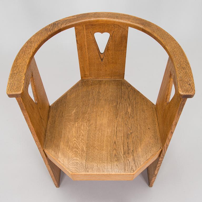 Eliel Saarinen, nojatuoli, Valtion Rautatiet, 1920-luku.