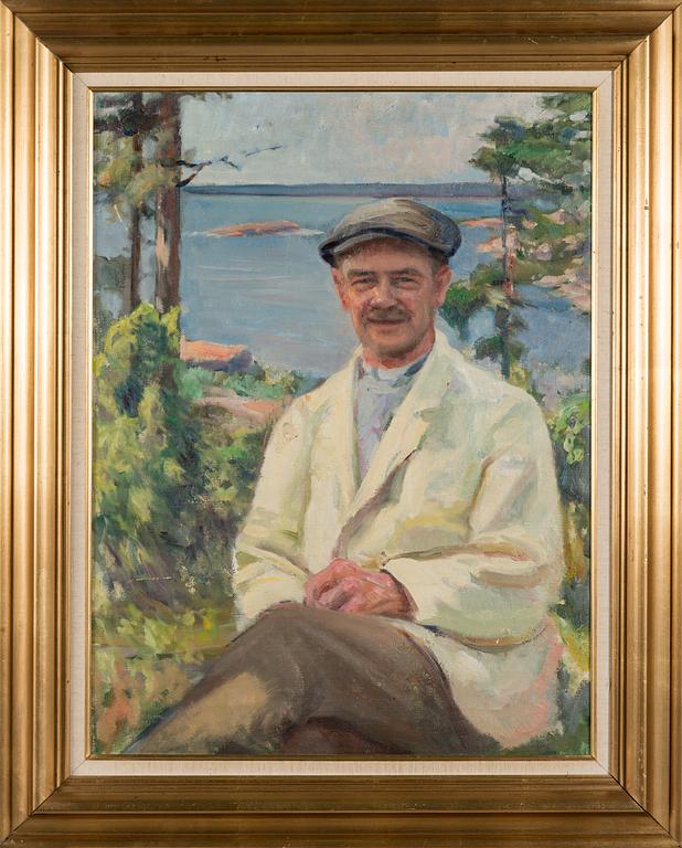 PEKKA HALONEN, oil on canvas, signed and dated 1901.