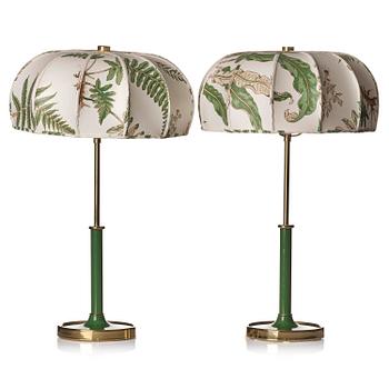 228. Josef Frank, a pair of model G 2466-2 table lamps, Svenskt Tenn.