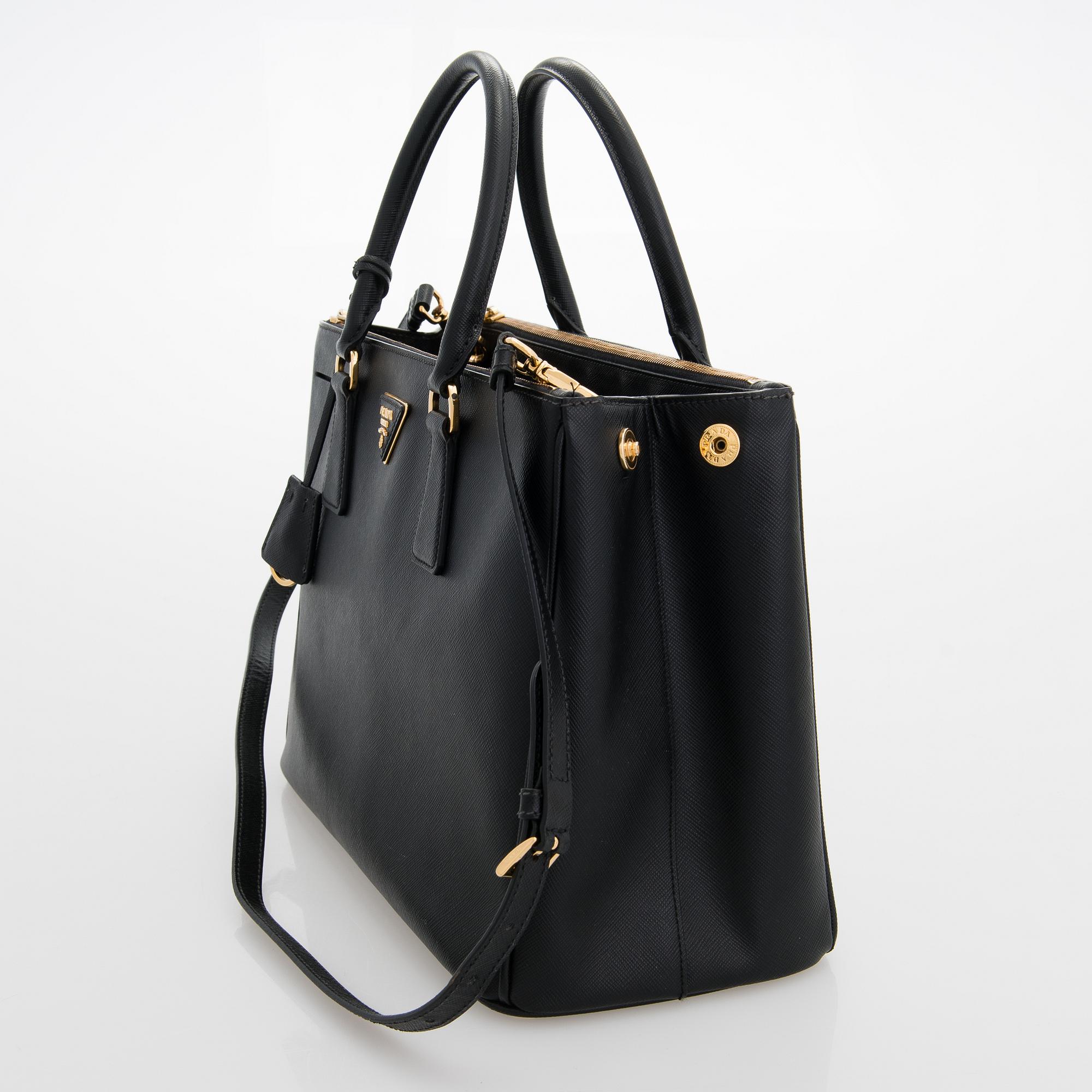 Prada, A 'Galleria' Saffiano Leather handbag.