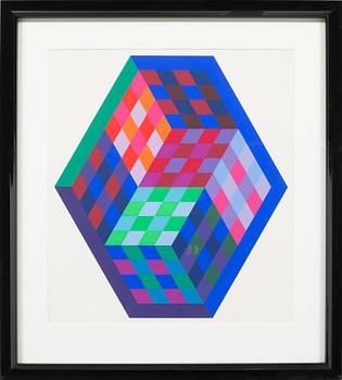 VICTOR VASARELY, serigrafi, signerad och numrerad 106/250.